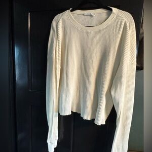 Double Zero Ivory Knit Top